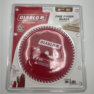 DIABLO 8 1/4in. x 60-Teeth Combination Saw Blade for Wood, Hi-Density Carbide
